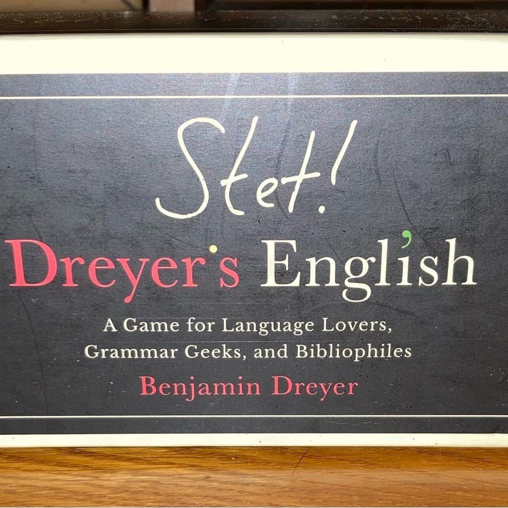Stet! Dreyer’s English Card Game